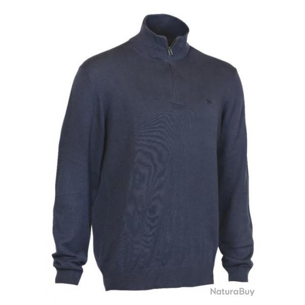 11025 PULL WEEK-END BLEU DE CHEZ VERNEY-CARRON TAILLE DU S AU 3XL NEUF DESTOCKAGE