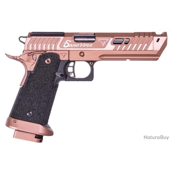 Pistolet Airsoft John Wick 4 Viper Sand Poigne faite main -GBB - Double Bell