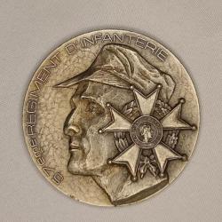 Médaille de table 57ème Régiment d'Infanterie Bordeaux