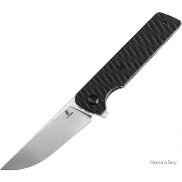 Couteau Tenable Anomaly Black Manche G10 Lame Acier Nitro-V SW IKBS Linerlock Clip T2038A1