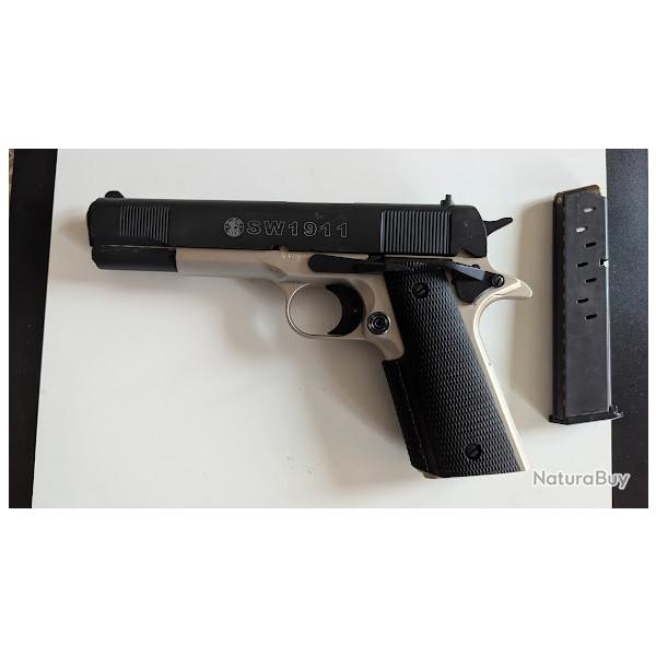 Pistolet d'alarme 9mm rplique colt 45 1911