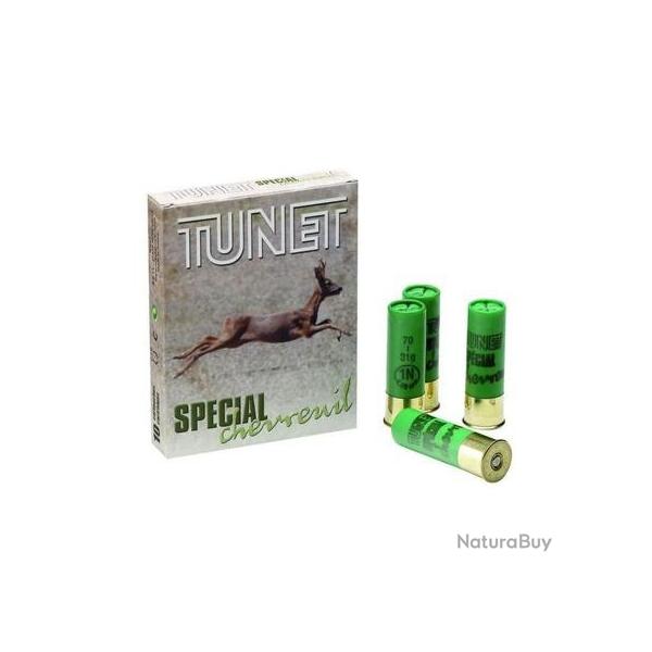 TUNET Cartouches de chasse DUO CHEVREUIL - par boite de 10  12  / 70  40g