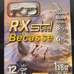 CARTOUCHES FOB RX STEEL BECASSE ACIER STANDARD N°6.5+8.5