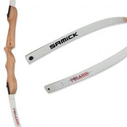 Branches recurve Samick Polaris poignée 24" alors arc 66-22 lbs, si poignée 22" alors arc 64-24 lbs,