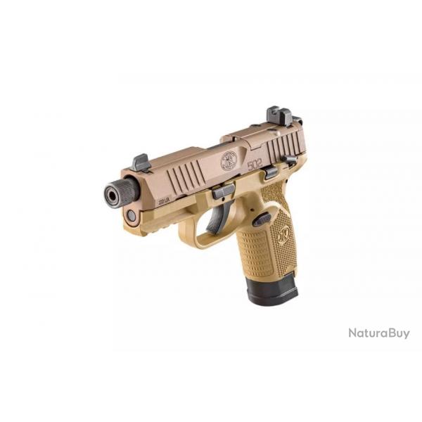 DESTOCKAGE - NEUF - FN HERSTAL - PISTOLET - CAT B - FN 502 T FDE - 22 LR - 15 CPS - FN66-10100690FN