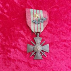 Croix de guerre 1939 avec palme et étoile WW2