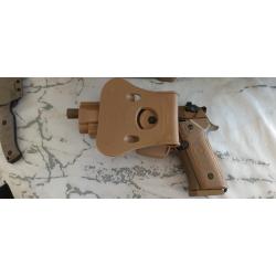 Kit complet Beretta M9A3(full métal) Tan 4.5mm bb's+ 5.11 CFK-4