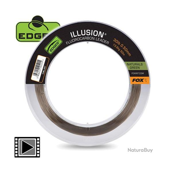 Shock Leader Fox Illusion Fluorocarbon Naturals Green 50M 0.50mm