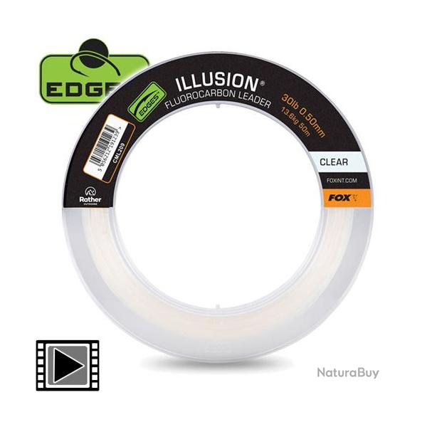 Shock Leader Fox Illusion Fluorocarbon Clear 50M 0.50mm