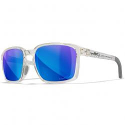 LUNETTES ALFA CAPTIVATE POLARIZED BLUE MIRROR / GLOSS CLEAR CRYSTAL FRAME (AC6ALF09)