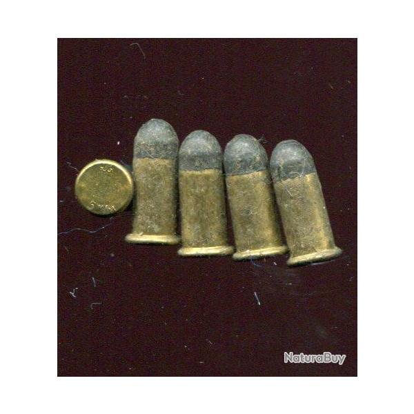 Lot de 5 cartouches 5 mm  percussion centrale - marquage en relief : GG 5M/M - amorage interne