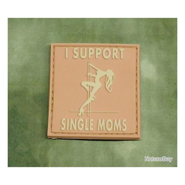 Patch "I UPPORT SINGLE MOMS" DESERT JTG