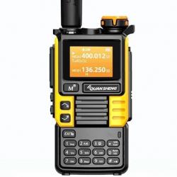 Talkie-Walkie Quansheng UV-K6 (Jaune) - LIVRAISON GRATUITE