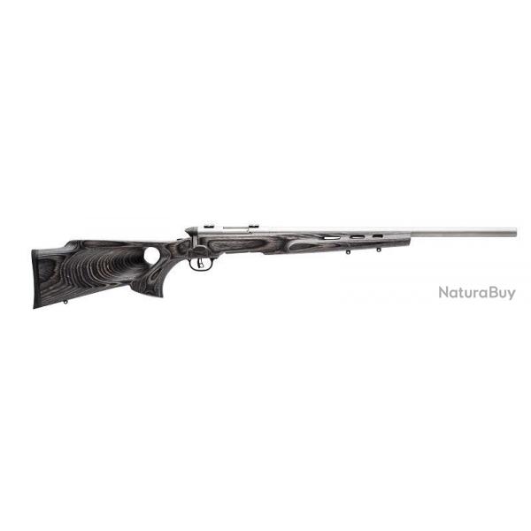 Carabine  verrou Savage B.MAG Target Thumbole - Cal. 17 WSM / 22" Inox