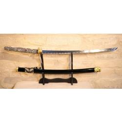 REPRODUCTION d'un sabre Chinois katana au dragon lame aiguisée - EBR24JAP006