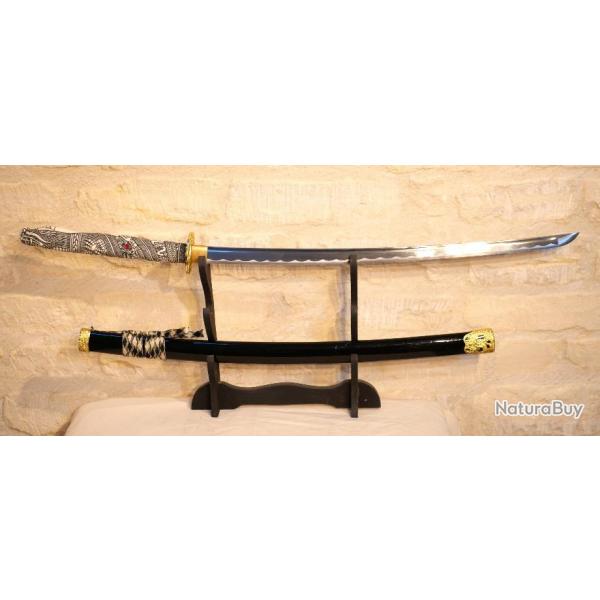 REPRODUCTION d'un sabre Chinois katana au dragon lame aiguise - EBR24JAP006