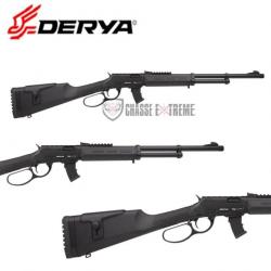 Carabine Levier Sous Garde DERYA 50cm Cal 22 Lr Noir