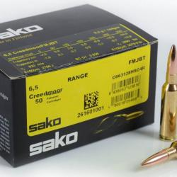 50 Munitions SAKO Range Speedhead Fmj 6.5 Creedmoor 144 Gr