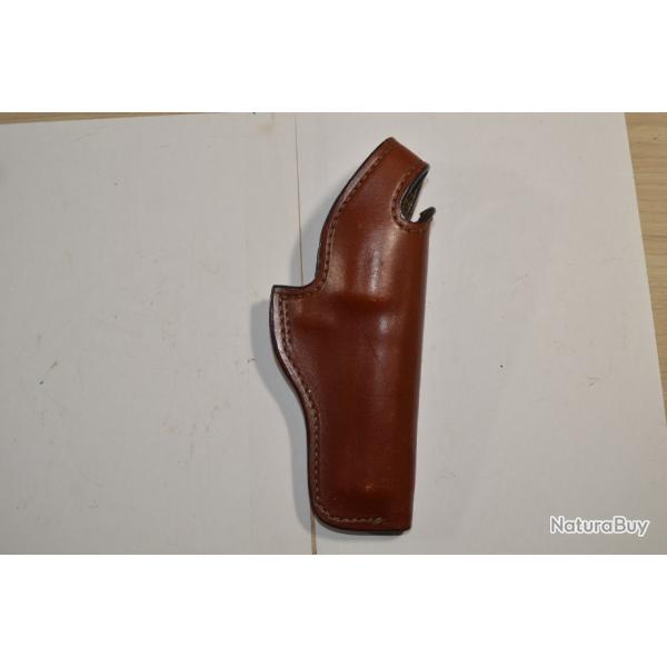 Etui pour revolver / pistolet  identifier Smith Wesson  Droitier Gould & Goodrich 702 94 USA (19)