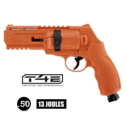 REVOLVER DE DEFENSE T4E P2P HDR50 Gen2 ORANGE - Cal .50 - 13 Joules