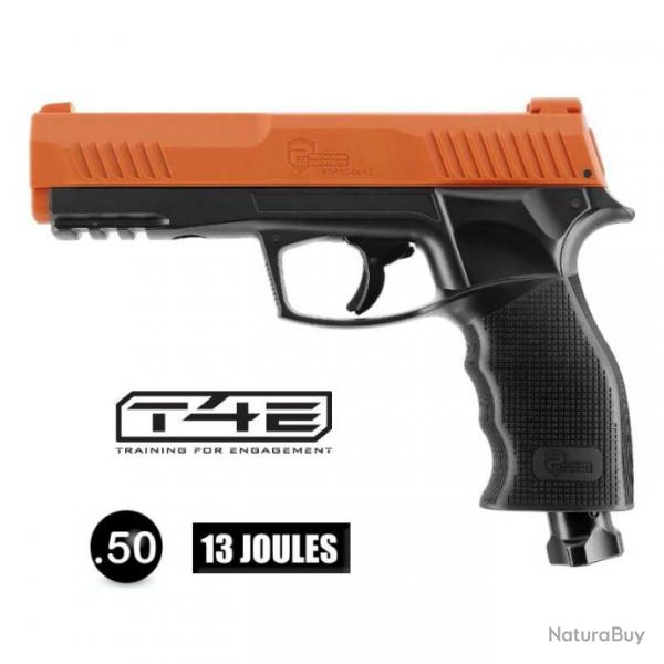 PISTOLET DE DEFENSE T4E P2P HDP50 Gen2 ORANGE - Cal .50 - 13 Joules