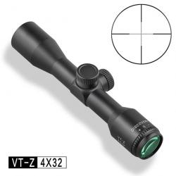 Lunette de Visée Discovery VT-Z 4X32 MOA Compacte Antichoc Étanche pour Chasse