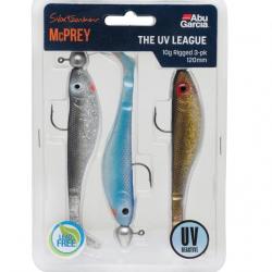 Kit Leurre Souple Abu Garcia Svartzonker McPrey Prerigged 22g 12cm The UV League 3