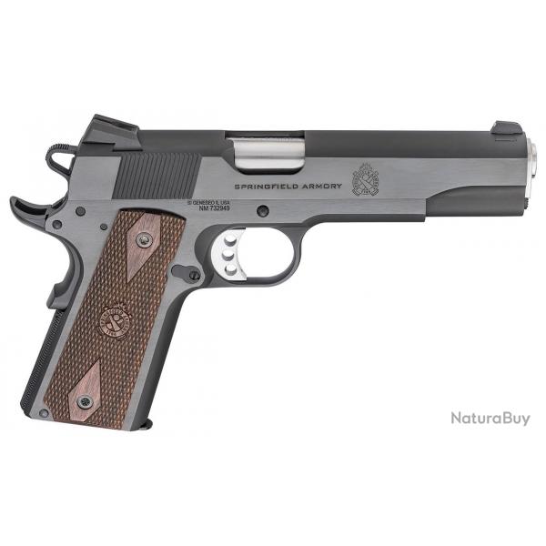 Pistolet Springfield Armory 1911 Garrison Blued Cal.45ACP canon de 5''