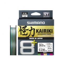 Tresse Shimano Kairiki 8 Plus 300m Multicolore 0,10mm 300m 6,5kg Multicolore