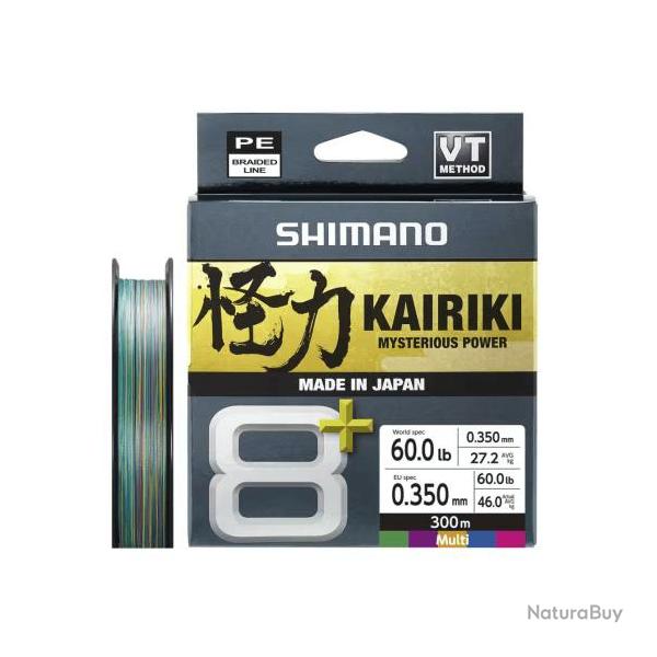 Tresse Shimano Kairiki 8 Plus 300m Multicolore 0,10mm 300m 6,5kg Multicolore