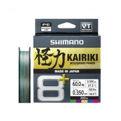 Tresse Shimano Kairiki 8 Plus 300m Multicolore 300m 8,3kg 0,13mm Multicolore