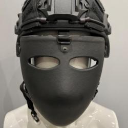 Masque Balistique compatible casque NIJ3A Noir enchère