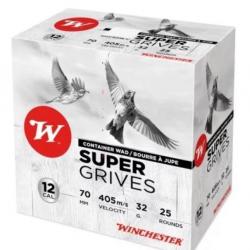 250 Cartouches Winchester super grives 7,5 BJ 32 gr