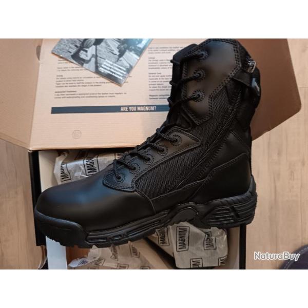 CHAUSSURES HAUTES MAGNUM STEALTH FORCE 8.0 DOUBLE SIDE ZIP NOIRES