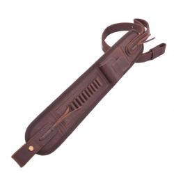 Sangle de transport en cuir pour fusil de chasse  Coffee(.22lr .22mag) LIVRAISON GRATUITE !!