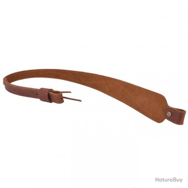 Sangle en cuir durable pour fusil de chasse MARRON 1 attache LIVRAISON GRATUITE !!