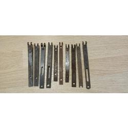 Lot de 10 lames ressort pour carabine de jardin. ref 22.