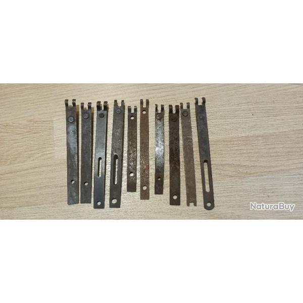 Lot de 10 lames ressort pour carabine de jardin. ref 22.