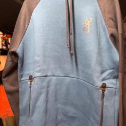 Sweat shirt browning neuf bleu taille XL