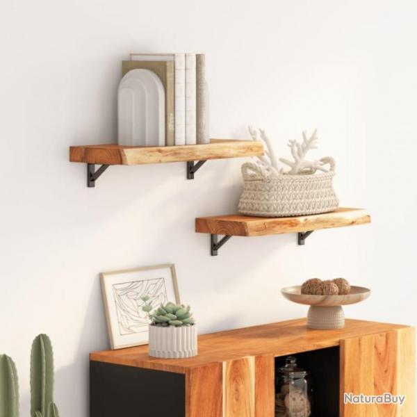tagre murale rectangulaire massif acacia bordure assortie
