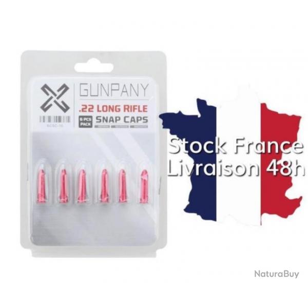 Douille amortisseur 22 lr snap caps 6 pcs