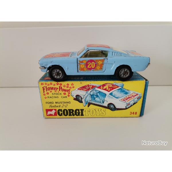 Corgi Ford Mustang Fastback Flower Power rfrence no 348