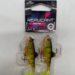 Leurres souples Fox rage replicant wobble natural perch  7,5cm