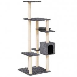 Arbre à chat meuble tour grimper jouet grattage grattoir escalade plateforme avec griffoirs en sisa