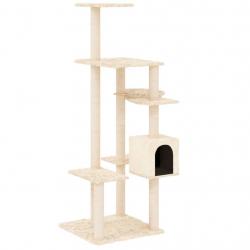 Arbre à chat meuble tour grimper jouet grattage grattoir escalade plateforme avec griffoirs en sisa