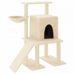 Arbre à chat meuble tour grimper jouet grattage grattoir escalade plateforme avec griffoirs en sisa