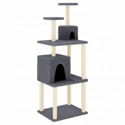 Arbre à chat meuble tour grimper jouet grattage grattoir escalade plateforme avec griffoirs en sisa