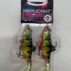 Leurres souples Fox rage replicant wobble UV perch  7,5cm