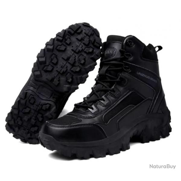 Chaussure MILITAIRE coloris NOIR Pointure au choix