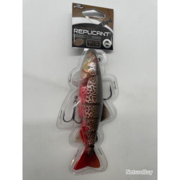 Leurre souple Fox rage replicant jointed trout Tiger trout 18cm